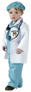 Little Kid in Lab Coat